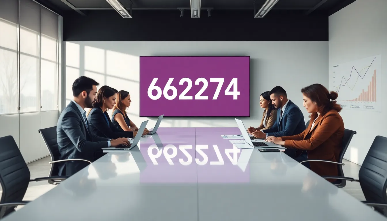 professionals discussing significance of the number 3662274005 in modern office.